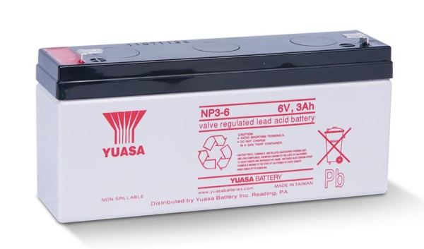 Yuasa NP3-6 6V 3Ah